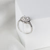 1 Carat IGI Certified D Color VVS1 Clarity Round Cut Lab Grown Diamond Ring with 14k Gold, Round Cut Bezel Set CVD Diamond Engagement Ring, Wedding Ring
