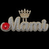 Mami Letter Pendant Necklace 3.00CT Moissanite 14K Gold Plated A Loving Gift for Mom