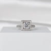 1 Carat E Color VVS2 Clarity IGI Certified Round Ideal Cut Lab Created Diamond Engagement Ring Side Round Cuts 14k White Gold
