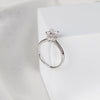 1 Carat IGI CERTIFIED F Color VVS2 Clarity Round Brilliant Ideal Cut Diamond Engagement Ring Lab Grown CVD Diamond 14k White Gold