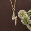 Diamond Lightning Thunderbolt Pendant Necklace, 10K 14K 18K Solid Gold or 925 Silver, Dainty Minimalist Jewelry Gift for Her