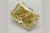3.10ct Fancy Yellow Color Radiant Shape VVS1 Clarity IGI Certified Diamond