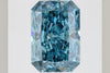 3.53ct Fancy Blue Color Radiant Shape VVS1 Clarity IGI Certified Diamond
